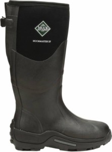 マックブーツ メンズ ワークブーツ Muck Boots Men's Muckmaster Extended Fit Waterproof Work Boots - Black
