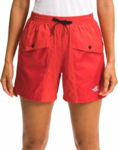 ノースフェイス レディース ショートパンツ The North Face Women's TNF Outline Shorts - Horizon Red