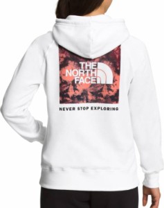 ノースフェイス レディース パーカー The North Face Women's Box NSE Pullover Hoodie - Tnfwht/Crlsnrsicedyeprint