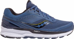 サッカニー メンズ ランニングシューズ Saucony Men's Echelon 8 Running Shoes - Storm Black