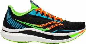 サッカニー メンズ ランニングシューズ Saucony Men's Endorphin Pro Running Shoes - Black/Green