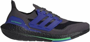 アディダス メンズ ランニングシューズ adidas Men's Ultraboost 21 Running Shoes - Black/Blue/Green