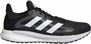 アディダス メンズ ランニングシューズ adidas Men's Solar Glide 4 Running Shoes - Black/White/Grey