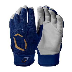 エボシールド メンズ バッティンググローブ Evoshield Adult PRO SRZ Batting Gloves - Navy Blue