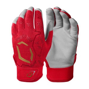 エボシールド メンズ バッティンググローブ Evoshield Adult PRO SRZ Batting Gloves - Scarlet