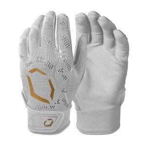 エボシールド メンズ バッティンググローブ Evoshield Adult PRO SRZ Batting Gloves - Team White