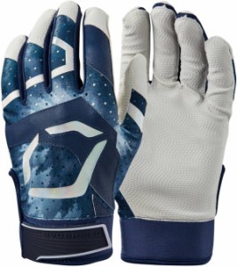 エボシールド メンズ バッティンググローブ EvoShield Adult Daze Batting Gloves - Navy Blue