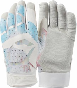 エボシールド メンズ バッティンググローブ Evoshield Adult SRZ 1 Batting Gloves - Team White