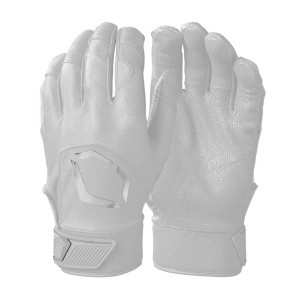 エボシールド メンズ バッティンググローブ Evoshield Adult Standout Batting Gloves - Team White