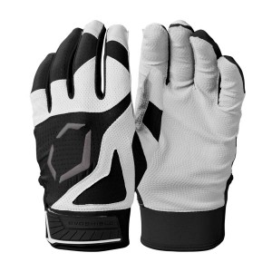 エボシールド メンズ バッティンググローブ Evoshield Adult Standout Batting Gloves - Black