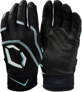 エボシールド キッズ バッティンググローブ EvoShield Youth Khaos Batting Gloves - Black