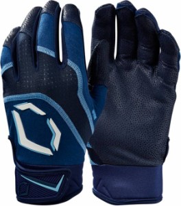 エボシールド キッズ バッティンググローブ EvoShield Youth Khaos Batting Gloves - Navy Blue