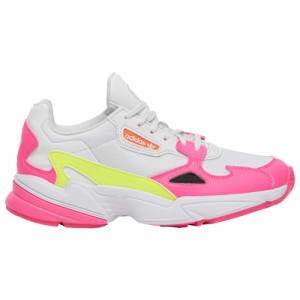 アディダス オリジナルス レディース ファルコン adidas Originals Falcon スニーカー Shock Pink/Solar Yellow/Raw White