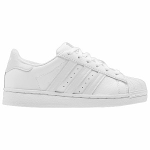 アディダス キッズ ジュニア スニーカー adidas Originals Superstar PS - White/White/White