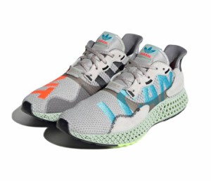 アディダス オリジナルス adidas Originals ZX4000 4D "Easy Mint" スニーカー Grey One/Linen Green/Bright Cyan 高額レア