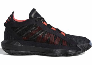 アディダス キッズ/レディース デイム６ adidas Dame 6 GS バッシュ Black/Trace Grey/Shock Red