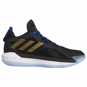 アディダス メンズ デイム６ adidas Dame 6 バッシュ Black/Gold Metallic/Team Royal Blue