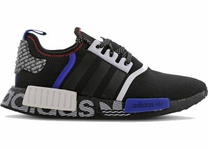 アディダス メンズ スニーカー adidas Originals NMD R1 ランニングシューズ Black/Royal/Active Red 