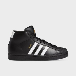 アディダス キッズ/レディース adidas Originals Pro Model GS スニーカー Core Black/Cloud White/Gold Foil