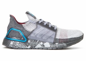 アディダス メンズ ウルトラブースト１９ adidas Ultraboost 19 スニーカー Grey/Collegate Burgundy/Grey