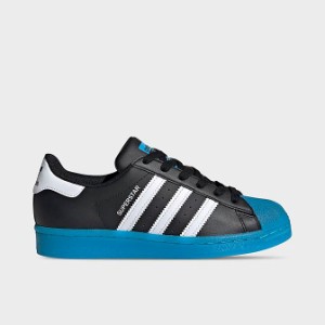 アディダス スーパースター キッズ adidas Originals Superstar GS スニーカー Core Black/Footwear White/Glory Blue