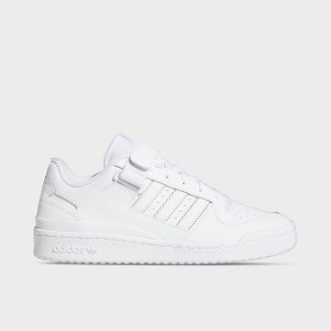 アディダス メンズ スニーカー Adidas Originals Forum Low - White/White/White