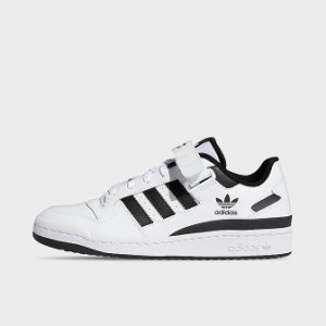 アディダス メンズ スニーカー Adidas Originals Forum Low - White/Black