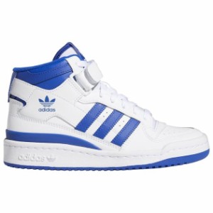 アディダス キッズ バッシュ adidas Forum Mid - White/Blue