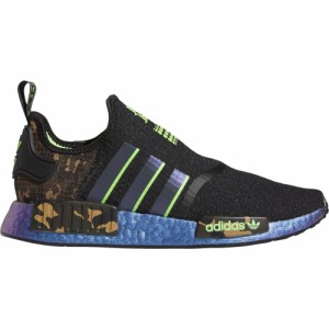 アディダス メンズ スニーカー adidas Originals NMD R1 ランニングシューズ Black/Solar Green/Green