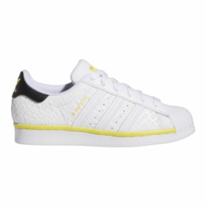 アディダス オリジナルス キッズ スニーカー スーパースター adidas Originals Superstar GS - White/Yellow/Black 白 ホワイト イエロー