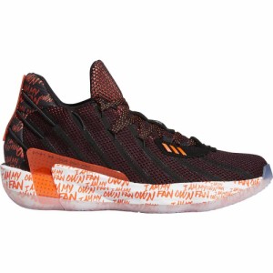 アディダス メンズ バッシュ adidas Dame 7 - Black/Solar Red/White