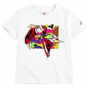 ジョーダン キッズ Tシャツ 半袖 Jordan DNA Jumpman T-Shirt - White/Black