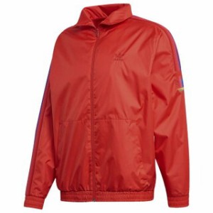 アディダス オリジナルス メンズ adidas Originals 3D Trefoil Track Jacket トラックジャケット ウィンドブレーカー Active Red