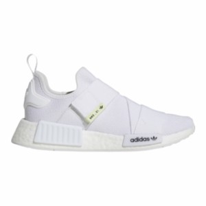 アディダス オリジナルス レディース スニーカー adidas Originals NMD R1 Laceless - White/White/Black 白 ホワイト 黒 ブラック ウィ