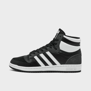 アディダス メンズ スニーカー Adidas Top Ten Rb Casual Shoes - Black/White/Grey