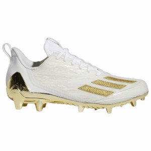 アディダス メンズ アメフト スパイク adidas adiZero 12.0 - White/Gold/White