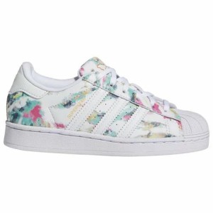 アディダス キッズ スニーカー adidas Originals Superstar GS - White/Multi