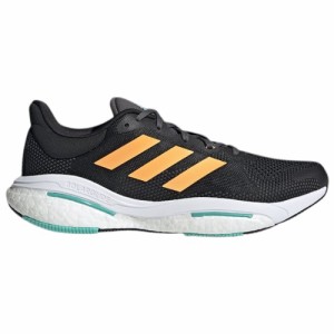 アディダス メンズ ランニングシューズ adidas Solar Glide 5 - Black/Orange/Mint