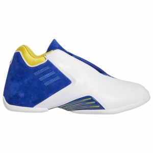 アディダス メンズ バッシュ adidas TMAC 3 - White/Blue/Yellow 白 ホワイト マグレディ バスケットシューズ