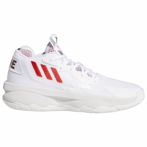 アディダス メンズ バッシュ adidas Dame 8 - White/Red/Black