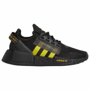 アディダス キッズ ランニングシューズ adidas NMD V2 - Black/Yellow