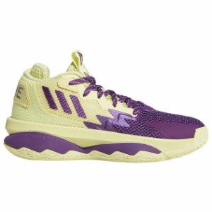 アディダス キッズ バッシュ adidas Dame 8 GS - Yellow/Purple