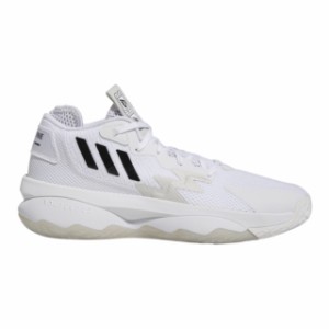 アディダス メンズ バッシュ デイム adidas Dame 8 - White/Black デイミアンリラード バスケットシューズ