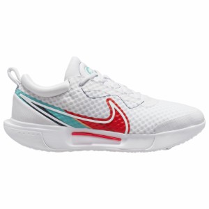 ナイキ メンズ テニスシューズ Nike Zoom Court Pro HC - White/Washed Teal/Habanero