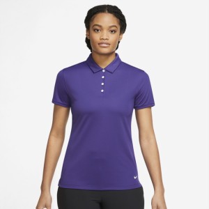 ナイキ レディース ポロシャツ 半袖 Nike Victory Solid Golf Polo - Court Purple/White