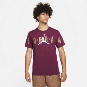 ジョーダン メンズ Tシャツ 半袖 Jordan Stretch Short Sleeve Crew T-Shirt - Bordeaux/Bordeaux