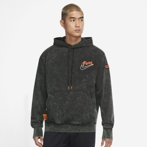 ナイキ メンズ パーカー Nike Narr Hoodie - Grey/Orange