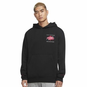 ジョーダン メンズ パーカー Jordan Essential Fleece Graphic Pullover - Black/Red