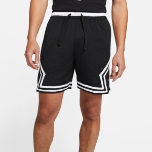ジョーダン メンズ ハーフパンツ バスパン Jordan Dri-Fit Sport Diamond Shorts - Black/Black/White