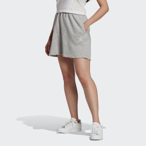 アディダス レディース ショーツ ショートパンツ Women's Adidas Originals Adicolor Essentials French Terry Shorts - Medium Grey Hea